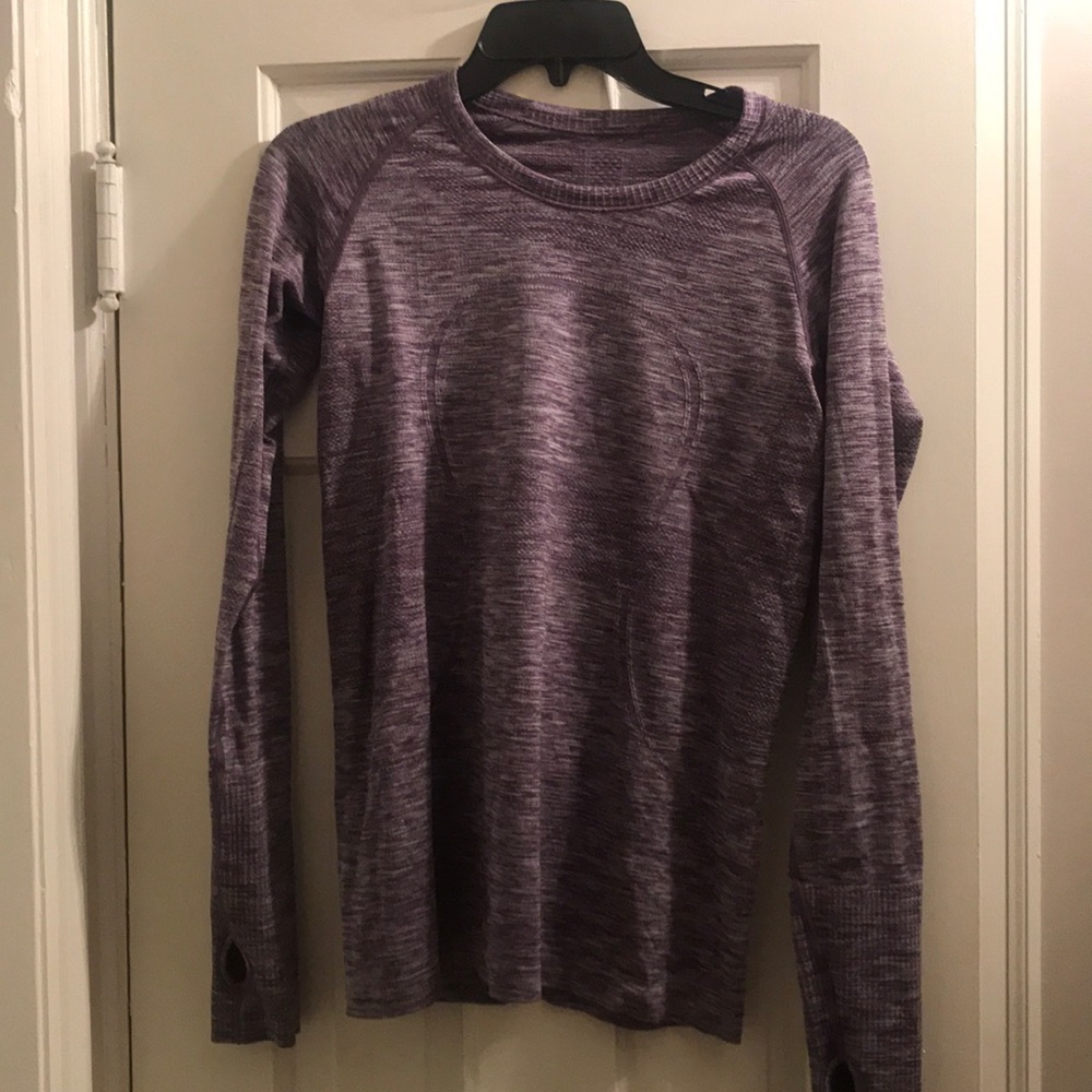 Lululemon purple thermal